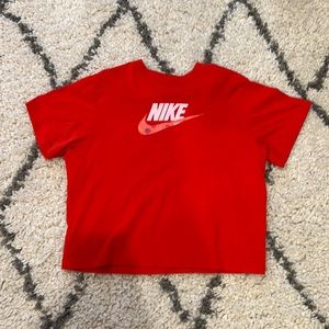 Nike youth girls cropped tee
